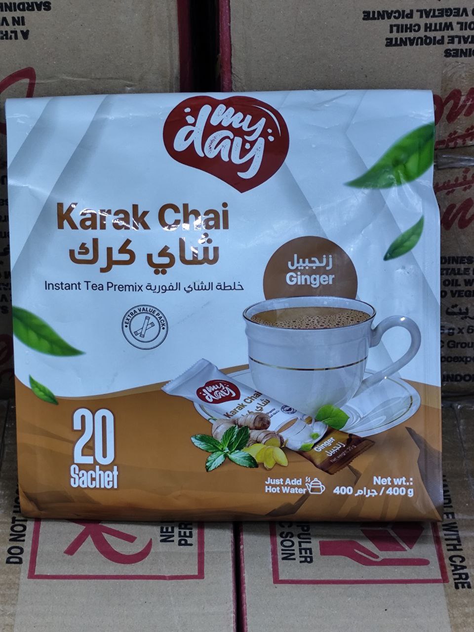 چای کرک زنجبیلی My Day (۲۰ ساشه‌ای)