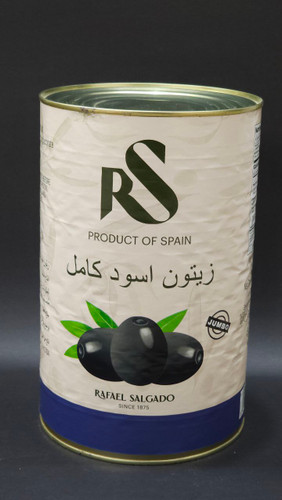کنسرو زیتون سیاه کامل ار اس